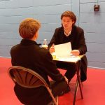 Interview practice with school leaver